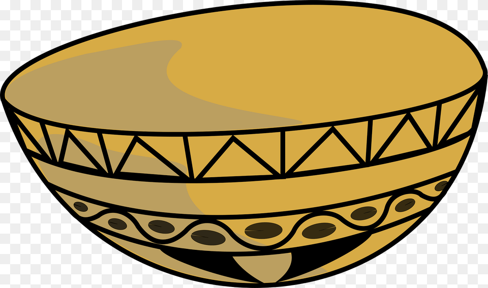 Bowl Clipart, Drum, Musical Instrument, Percussion, Hot Tub Free Png Download