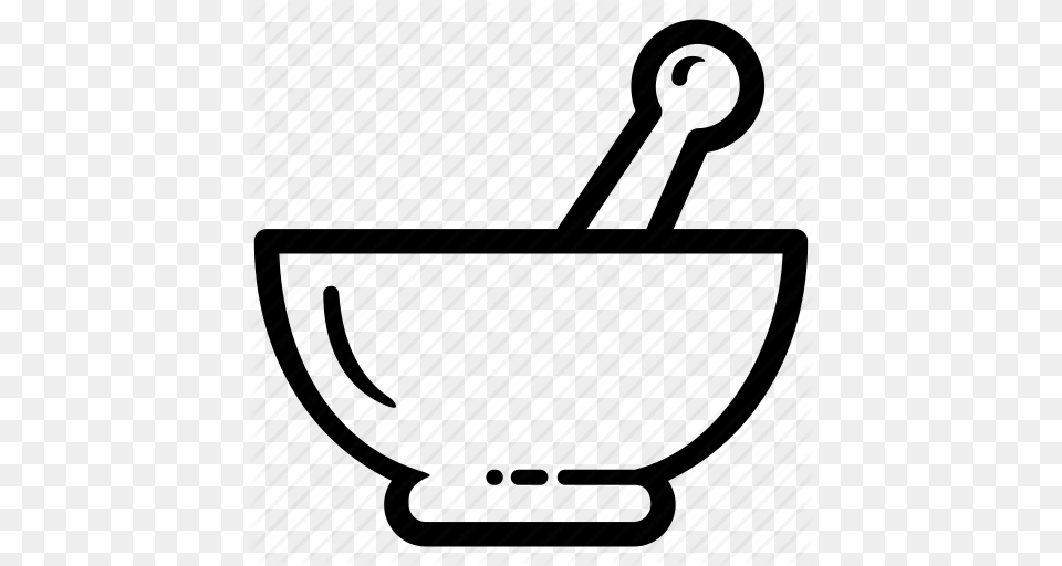 Bowl Container Health Mortar Pestle Pharmacy Icon, Cannon, Weapon Free Png