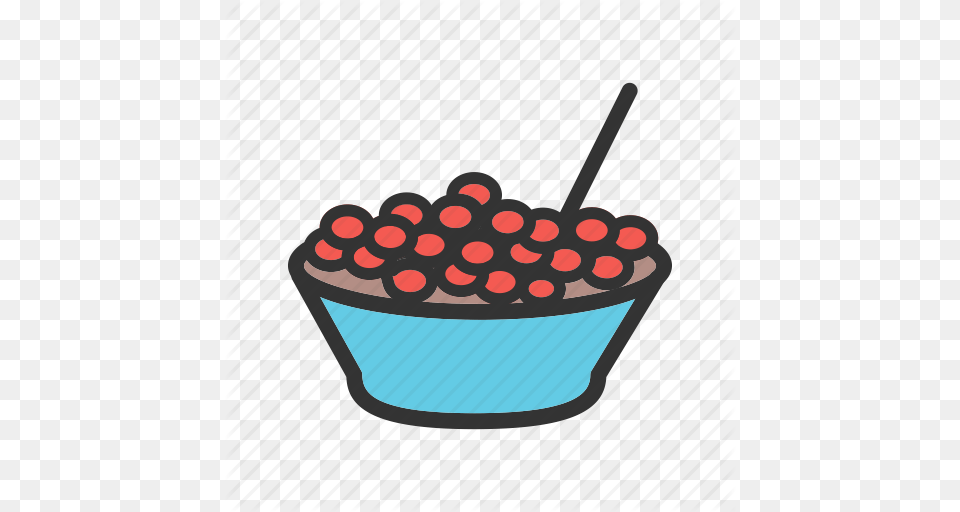Bowl Cranberries Cranberry Fresh Jelly Red Thanksgiving Icon, Berry, Cream, Dessert, Food Png