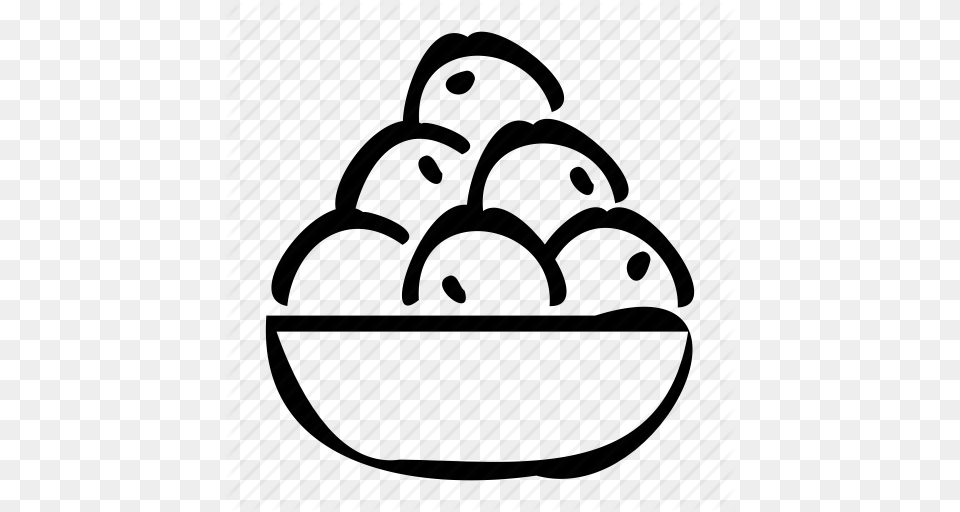 Bowl Delicacy Dessert Indian Laddu Sweet Treat Icon, Food, Fruit, Plant, Produce Free Transparent Png