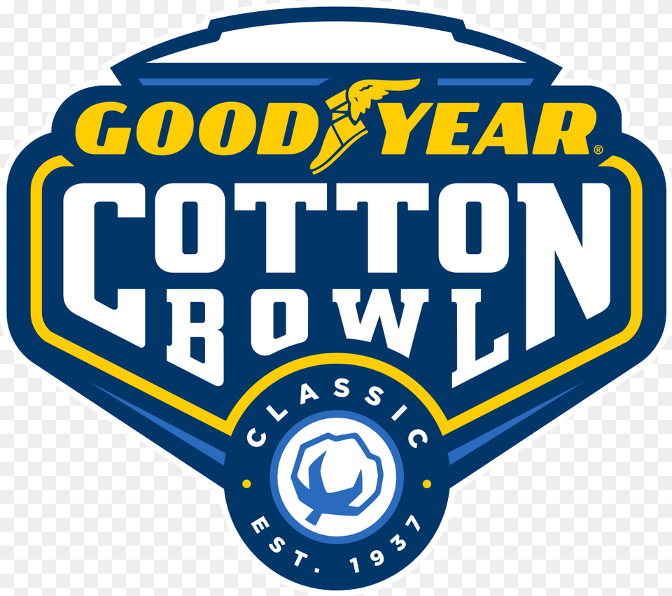 Bowl Graphic Goodyear Cotton Bowl Logo, Badge, Symbol, Scoreboard Png Image