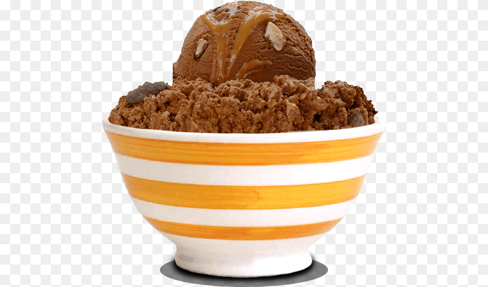 Bowl Ice Cream Vanilla, Dessert, Food, Ice Cream, Soft Serve Ice Cream Png Image