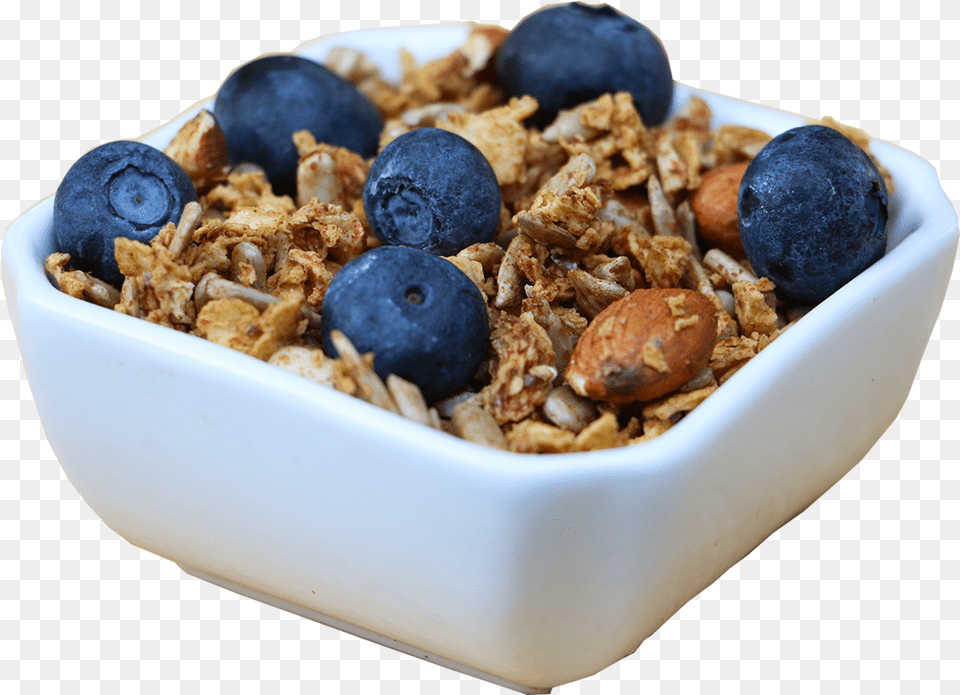 Bowl Of Cereal, Berry, Blueberry, Food, Fruit Free Transparent Png