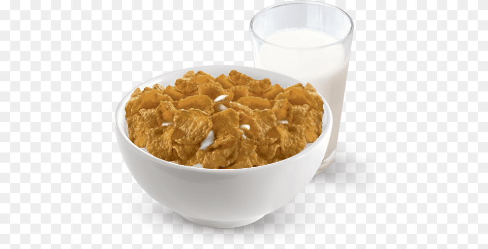 Bowl Of Cereal And Glass Of Milk Breakfast Cereal And Milk, Beverage Png Image