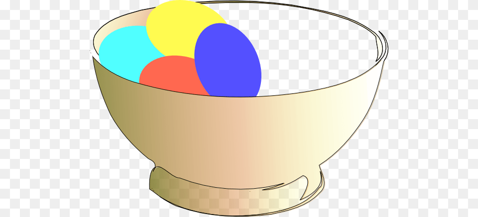 Bowl Of Easter Eggs Svg Clip Arts 600 X 437 Px, Mixing Bowl, Clothing, Hardhat, Helmet Png