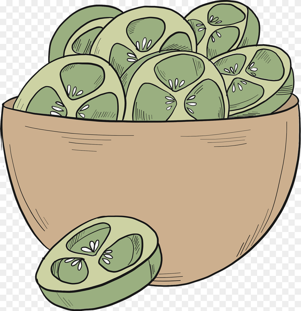 Bowl Of Jalapeno Clipart, Food, Fruit, Plant, Produce Free Png Download