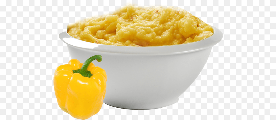 Bowl Of Mashed Potatoes Baby Food, Produce, Bell Pepper, Pepper, Plant Free Png