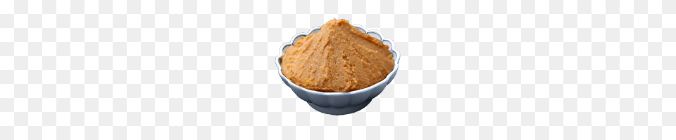 Bowl Of Miso Paste, Food, Cream, Dessert, Ice Cream Png Image