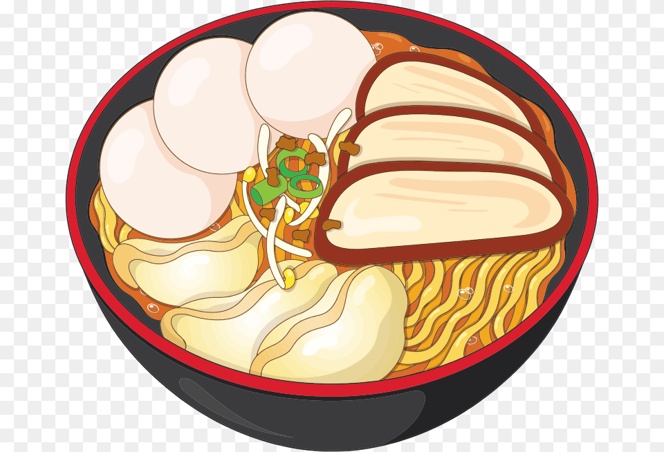 Bowl Of Ramen Ramen, Dish, Food, Meal Free Png Download