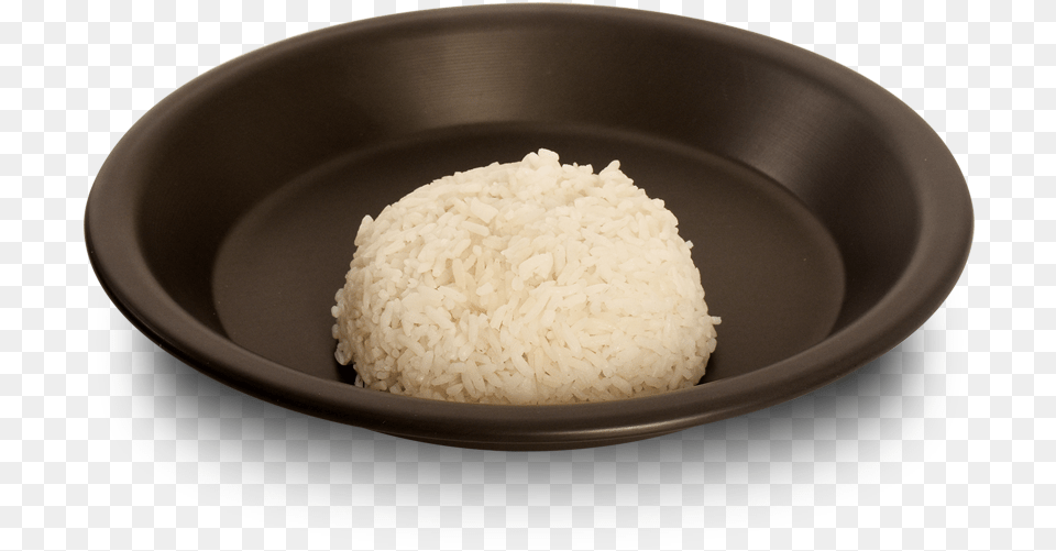 Bowl Of Rice Boiled White Rice Transparent, Food, Grain, Produce, Plate Png