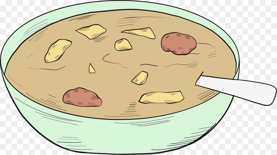Bowl Of Soup Clipart, Food, Cutlery, Dish, Meal Png