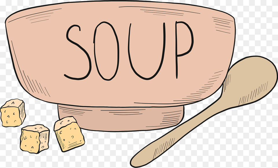 Bowl Of Soup Clipart, Cutlery, Spoon, Person, Face Png Image