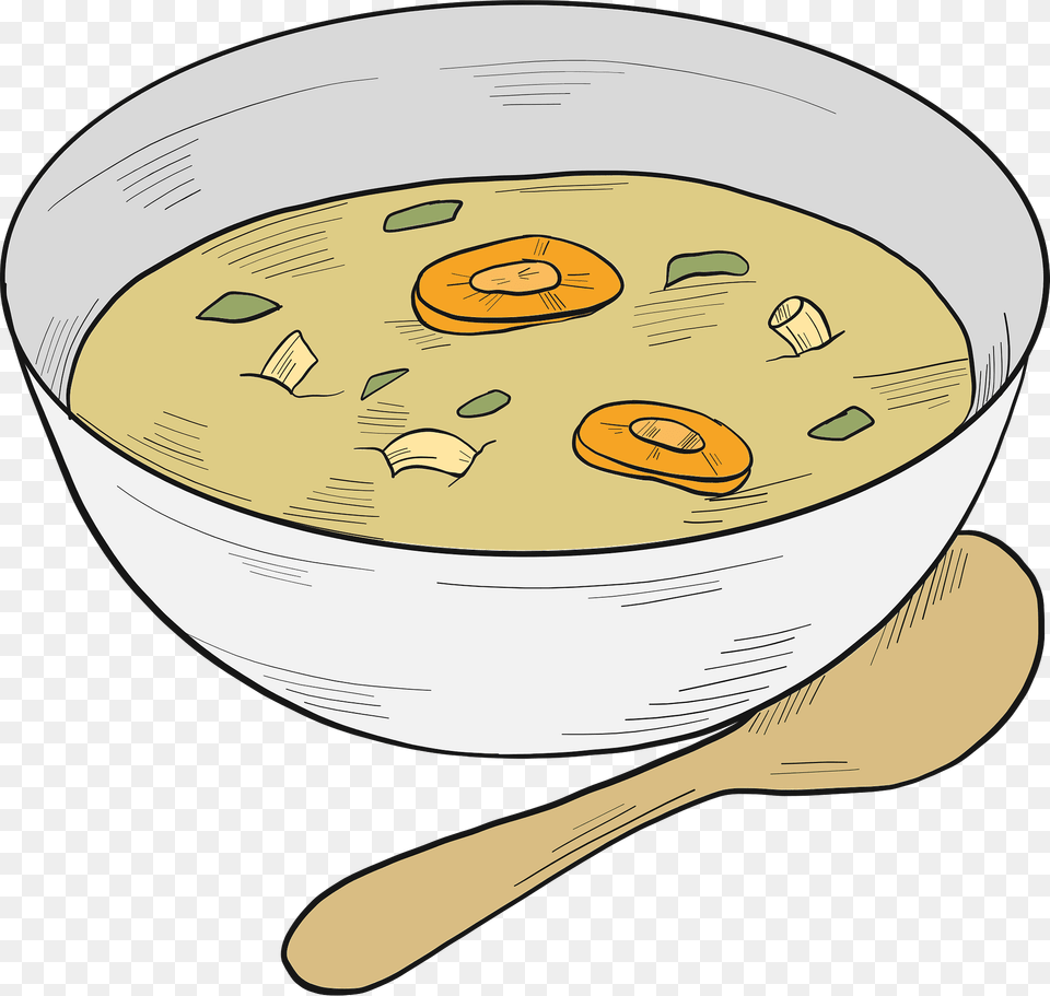 Bowl Of Soup Clipart, Dish, Food, Meal, Soup Bowl Free Png