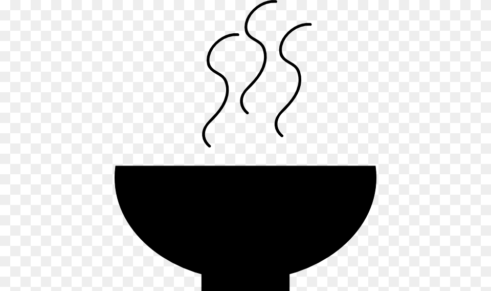 Bowl Of Soup Clipart, Light, Stencil, Silhouette, Torch Png