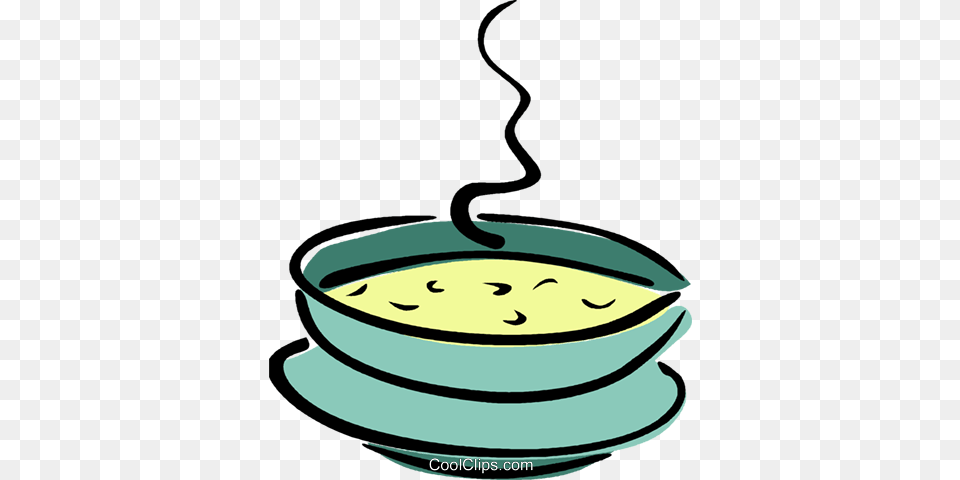 Bowl Of Soup Royalty Vector Clip Art Illustration, Dish, Food, Meal Free Transparent Png