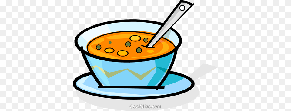 Bowl Of Soup Royalty Vector Clip Art Illustration Bowl Of Soup Clipart, Dish, Food, Meal, Soup Bowl Free Png