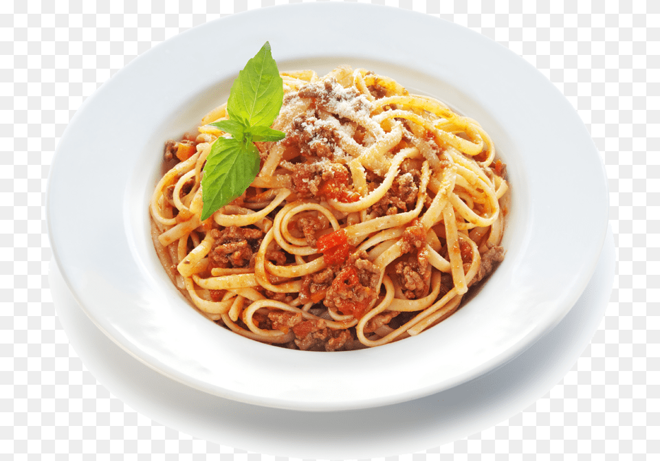 Bowl Of Spaghetti Spaghetti Bolognese Background, Food, Pasta, Plate, Food Presentation Free Transparent Png