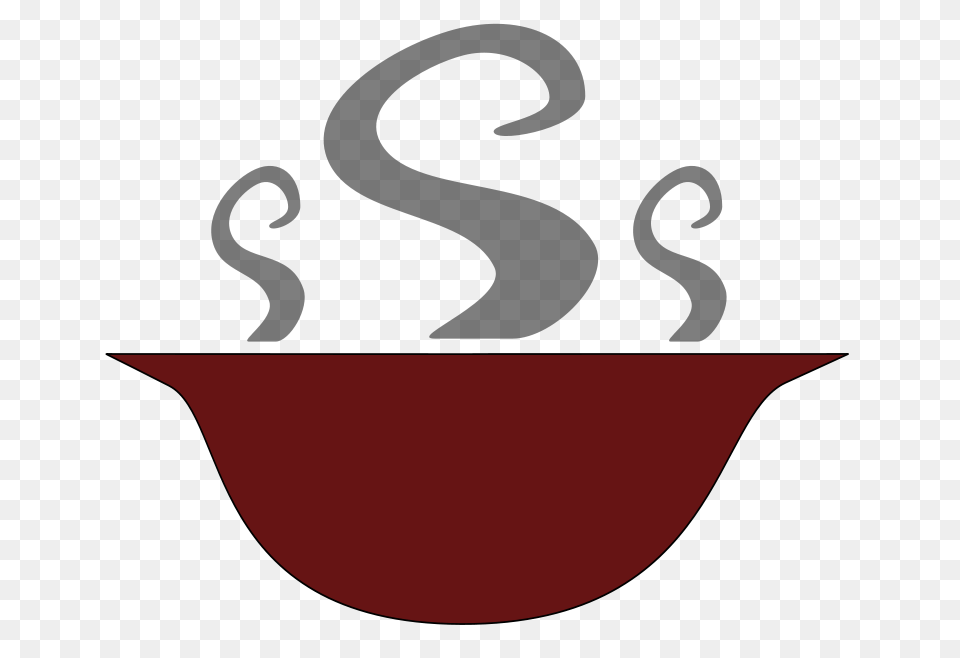 Bowl Of Steaming Soup, Maroon, Soup Bowl Free Png