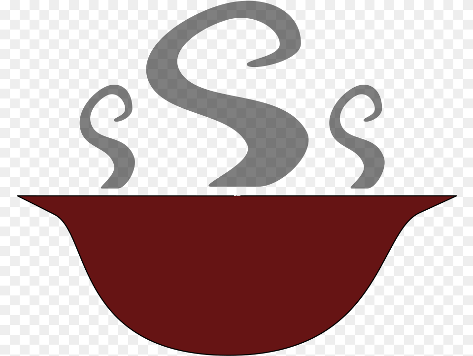 Bowl Of Steaming Soup Svg Clip Arts Animated Food, Soup Bowl, Maroon Free Png Download