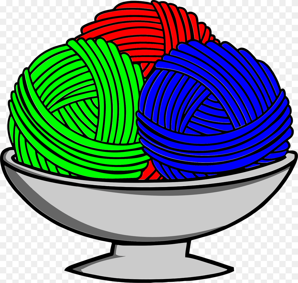 Bowl Of Yarn Clipart, Sphere Free Png Download