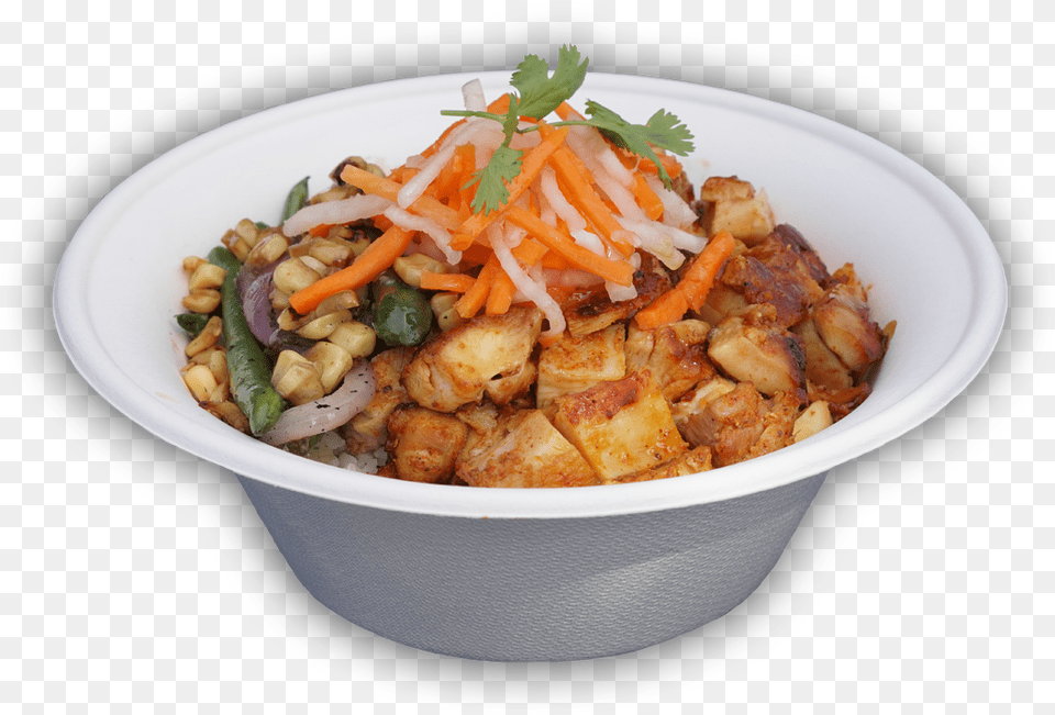 Bowl Rice Toppings Download, Food, Food Presentation, Noodle, Plate Png