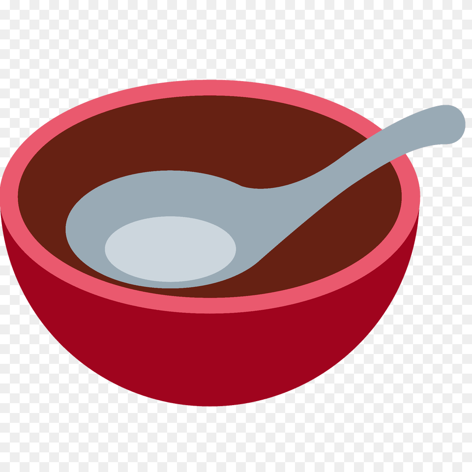 Bowl With Spoon Emoji Clipart, Cutlery, Soup Bowl Free Png