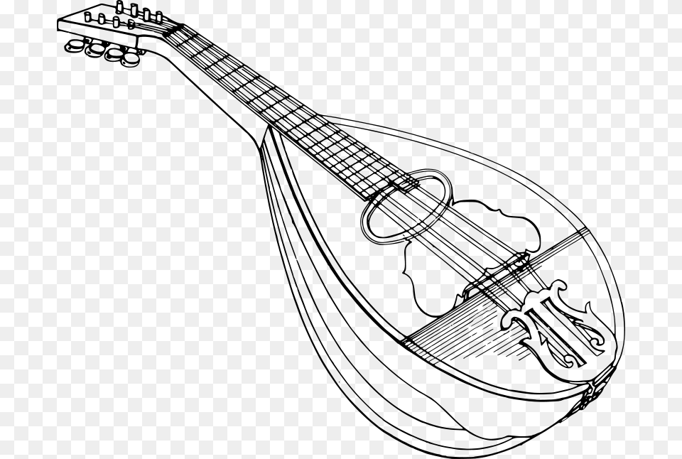 Bowlbackmandolin, Gray Free Png Download