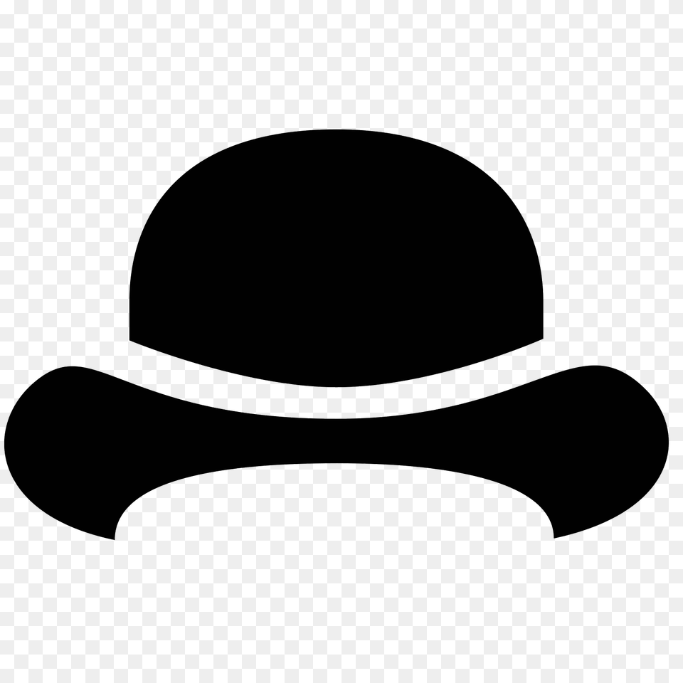 Bowler Hat, Gray Free Png Download