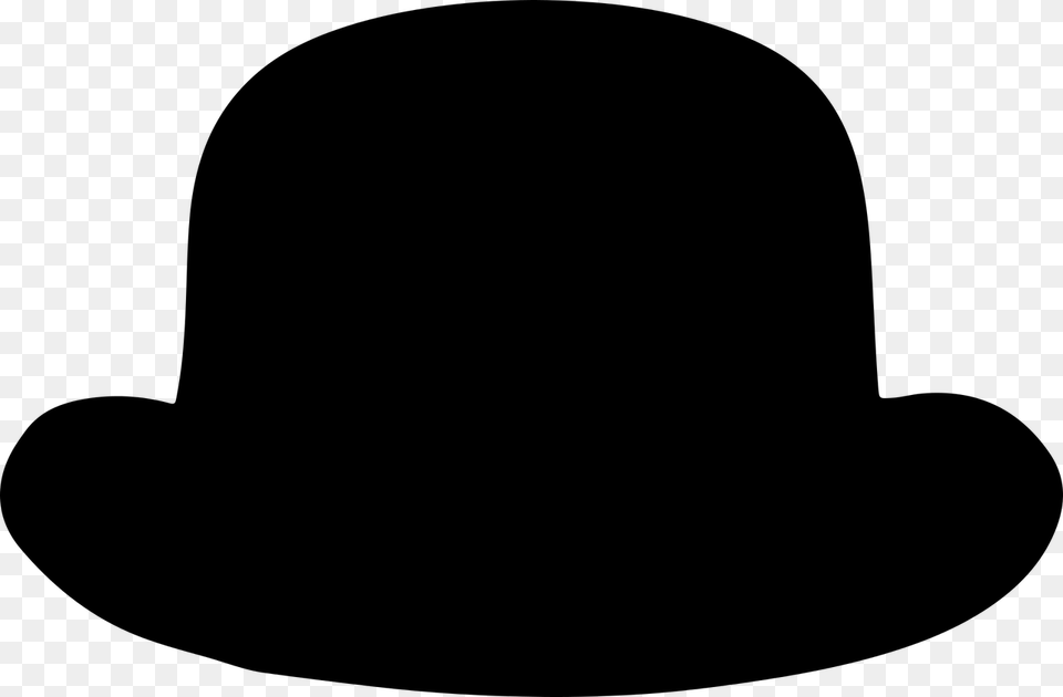 Bowler Hat Top Hat Clip Art, Gray Free Png Download