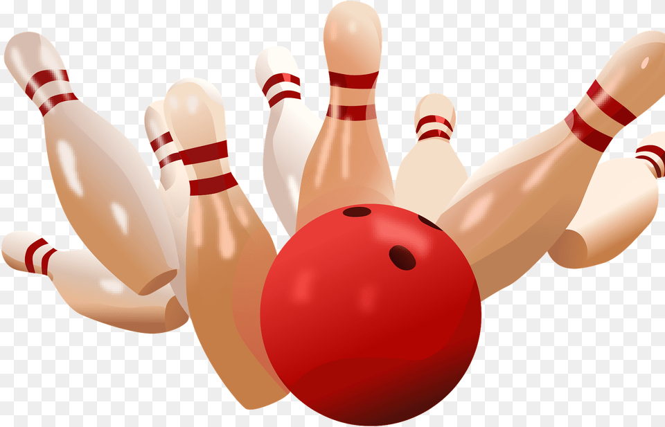 Bowling Alley Red Bowling Ball Hitting A Strike, Leisure Activities, Bowling Ball, Sport Png