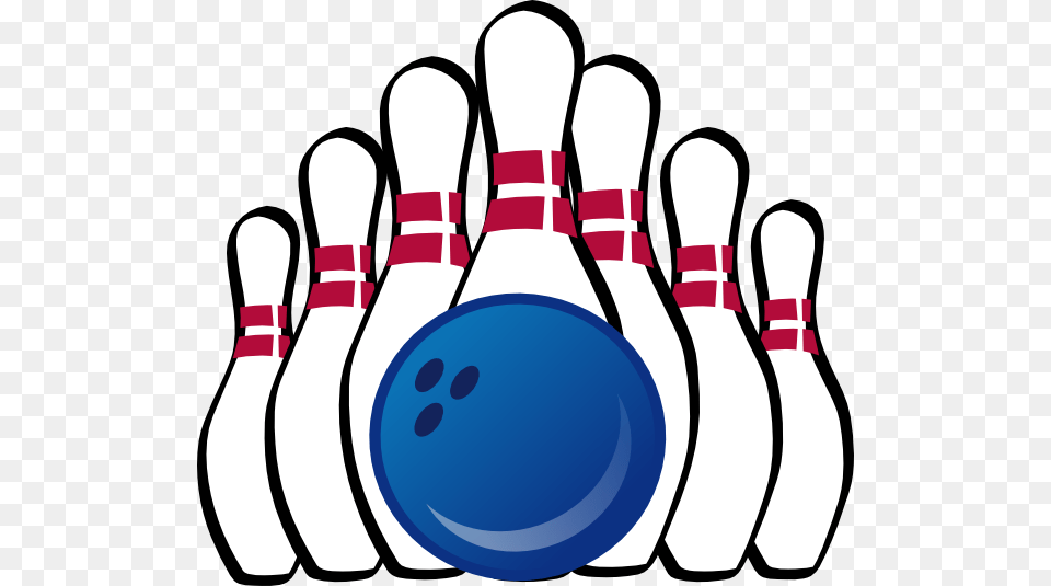 Bowling Ball And Pins Clip Art At Clker Com Vector Bowling Pins Clipart Black And White, Leisure Activities, Bowling Ball, Sport Free Transparent Png