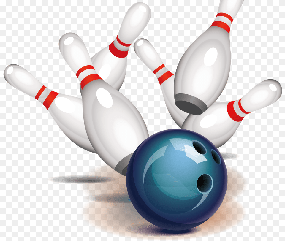 Bowling Ball Bowling Pin Strike Clip Art Vector Bowling Bowling Pins And Ball, Leisure Activities, Bowling Ball, Sport, Appliance Png Image