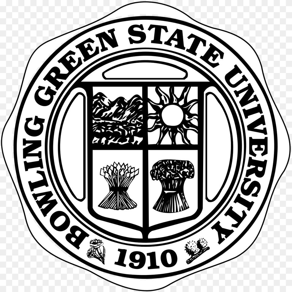 Bowling Green State University, Badge, Emblem, Logo, Symbol Free Png Download