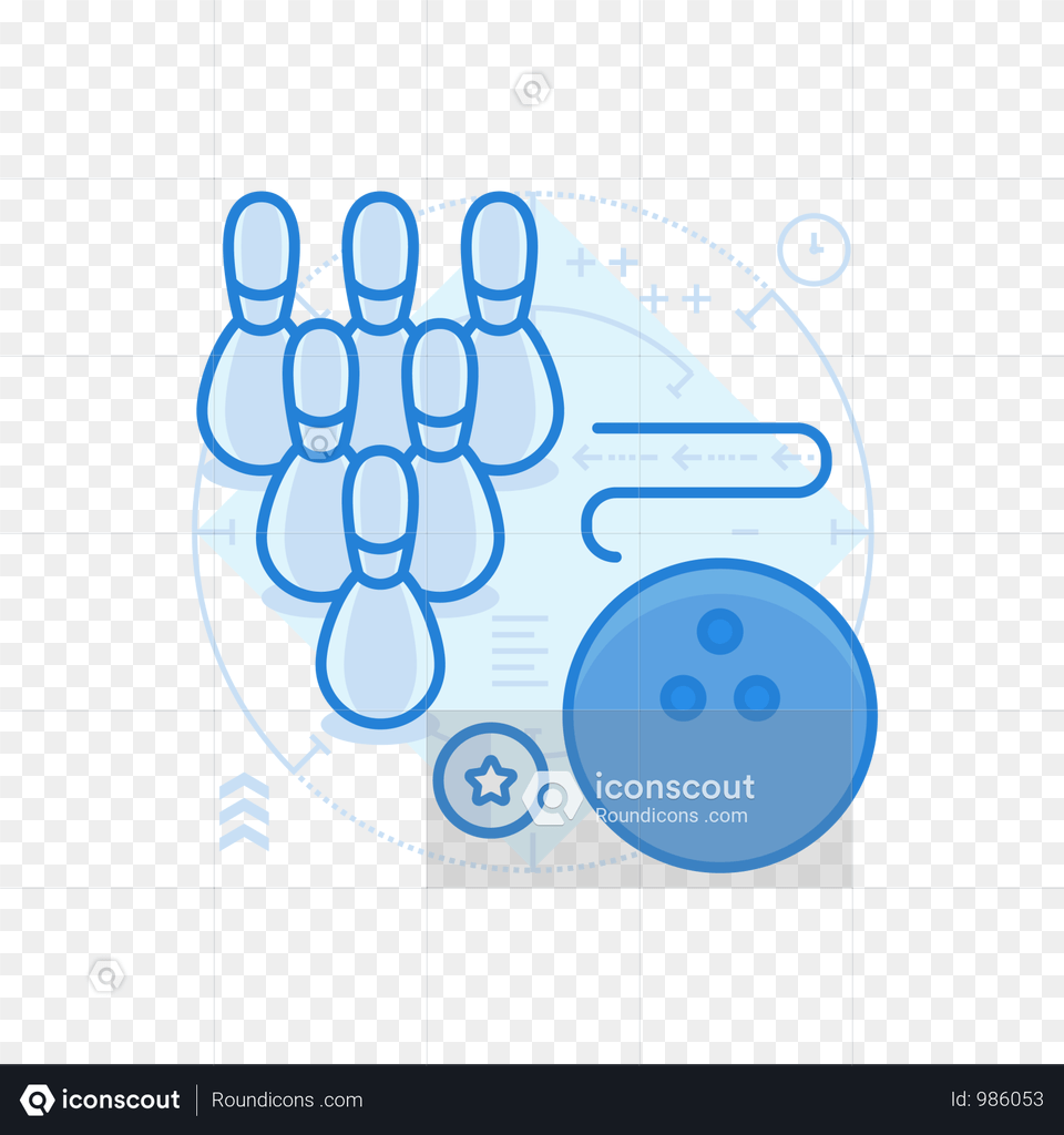 Bowling Illustration Full Screen Diagram, Leisure Activities Free Transparent Png