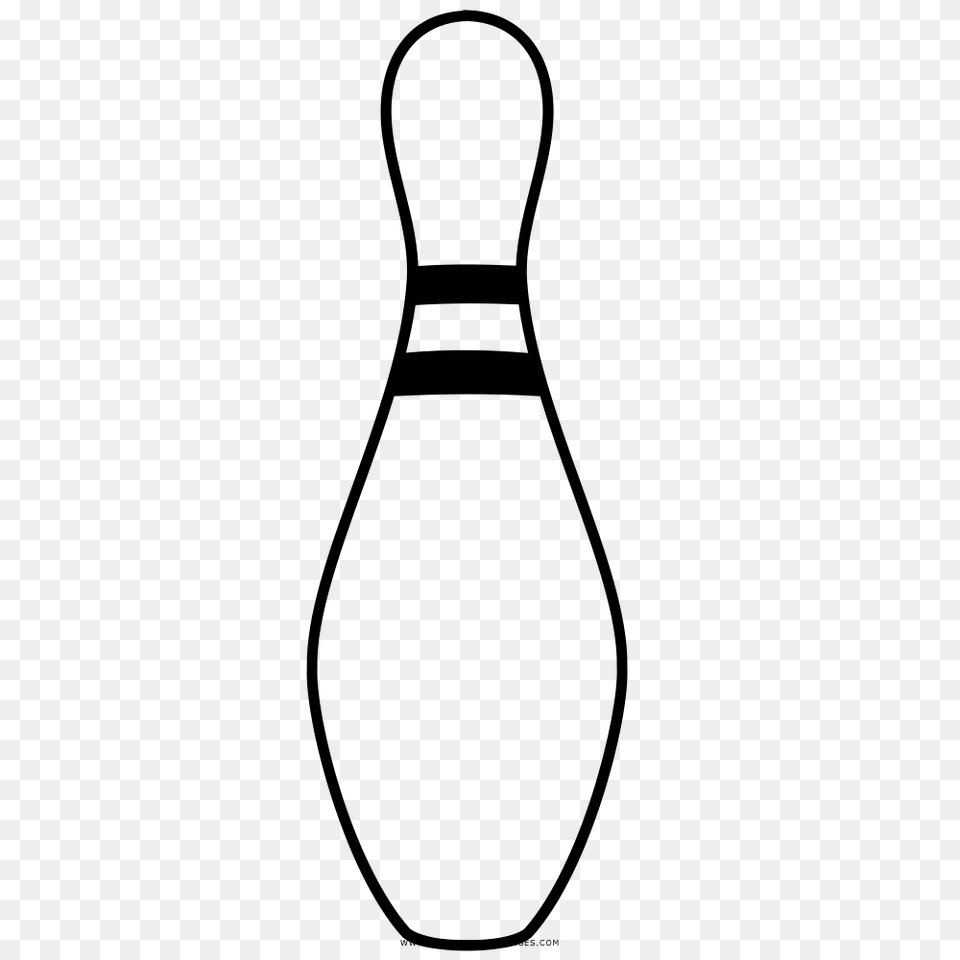 Bowling Pin Coloring Pages, Gray Free Transparent Png