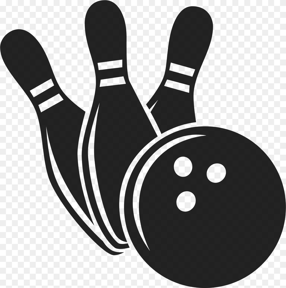 Bowling Pin Strike Bowling Balls Sport Bowling Ball And Pins Svg, Gray Png