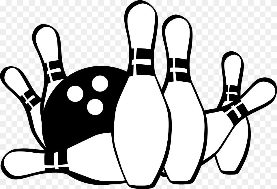 Bowling Pins And Ball Clipart Bowling Pins Clip Art, Leisure Activities, Person Free Transparent Png