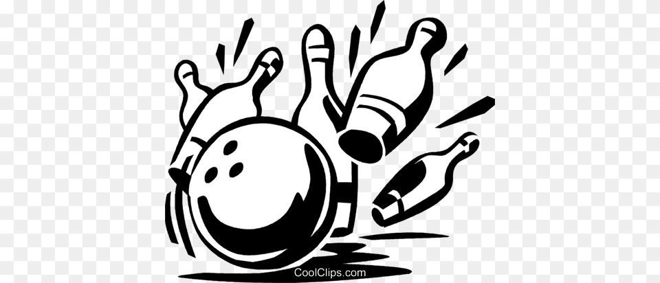 Bowling Royalty Free Vector Clip Art Illustration, Leisure Activities, Stencil, Animal, Bird Png Image