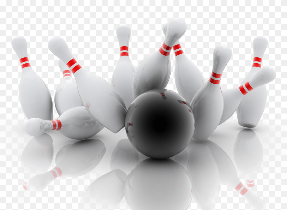 Bowling Strike Bowling Pins Falling, Leisure Activities Free Png