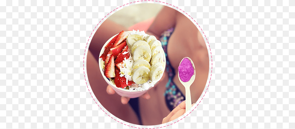 Bowlology Is Just The Right Place To Enjoy One Of A Food, Cutlery, Ice Cream, Frozen Yogurt, Spoon Free Png