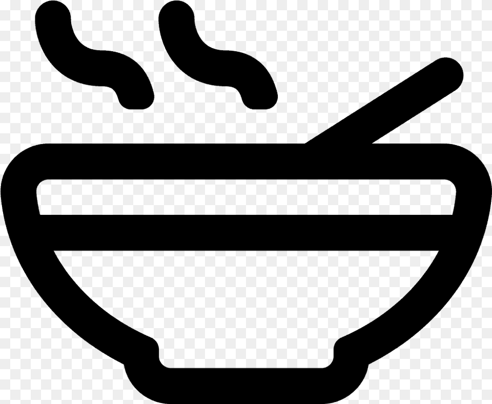 Bowls Plato De Sopa Icono, Gray Free Png