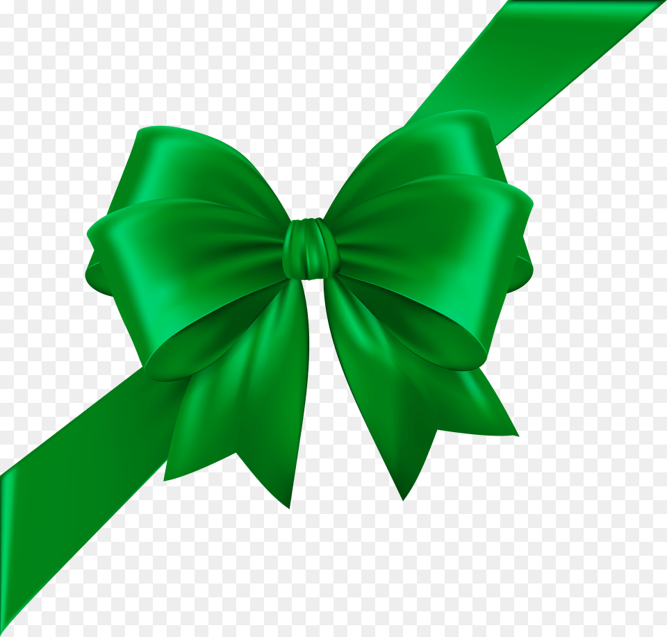 Bows, Green, Gift Free Png Download