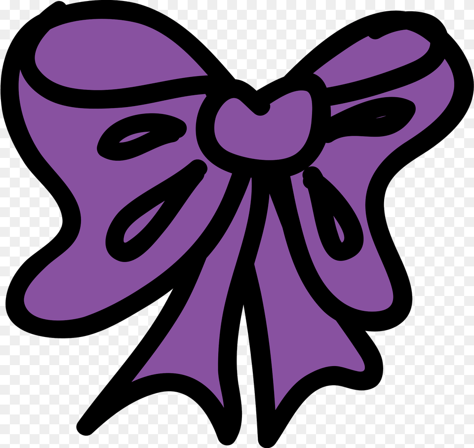 Bows Clipart, Purple, Sticker, Flower, Plant Free Png