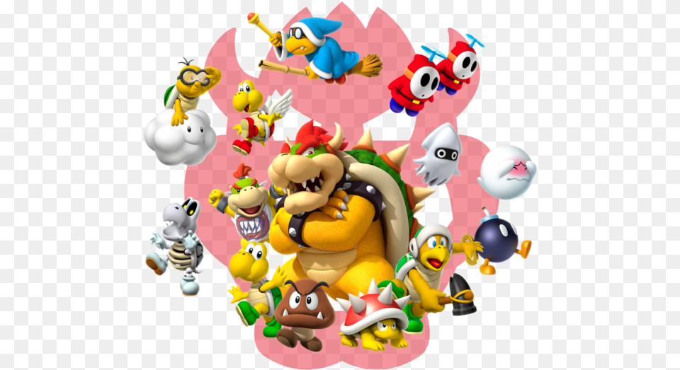 Bowser And Koopa Troopa, Baby, Person, Game, Super Mario Free Png