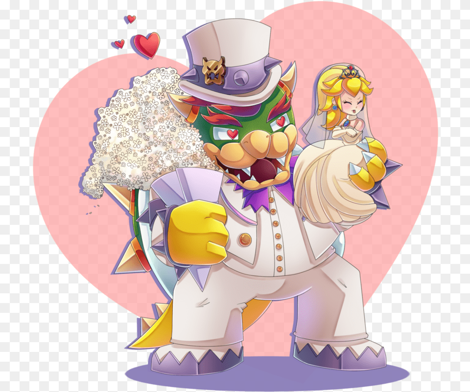 Bowser And Peach Odyssey, Book, Comics, Publication, People Png