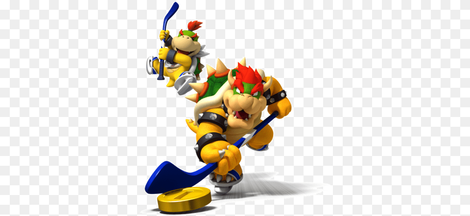 Bowser Family Ice Hockey Mario Sports Mix Nintendo Wii Free Png Download