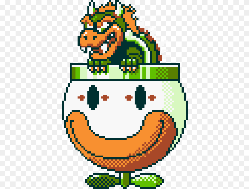 Bowser From Super Mario World, Food, Qr Code, Cream, Dessert Free Png Download