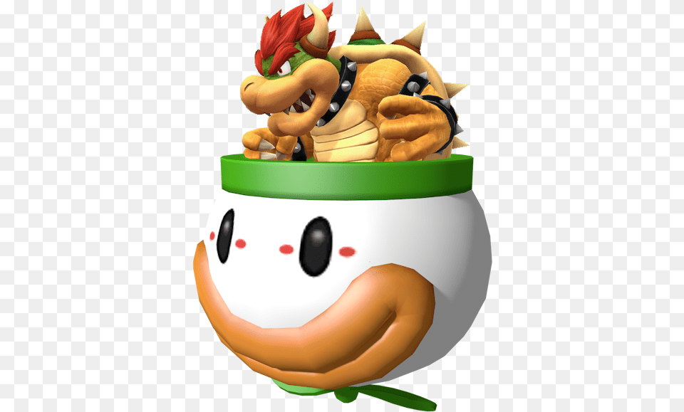 Bowser In Koopa Clown Car By Banjo2015 Koopa Clown Car Happy, Birthday Cake, Cake, Cream, Dessert Free Transparent Png