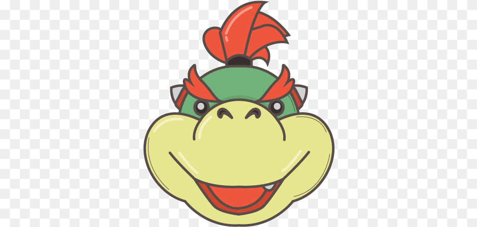 Bowser Jr Cartoon, Clothing, Hat, Baby, Person Free Png Download