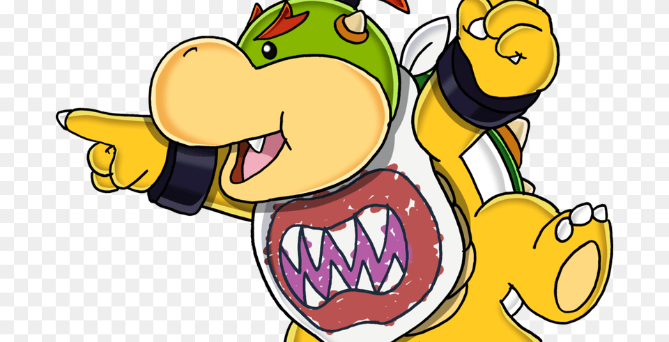 Bowser Jr Drawing Com For Personal Use Bowser Bowser Jr, Baby, Person Png